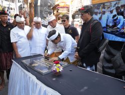 Tandatangani Prasasti Karya di Bualu, Bupati Badung: Budaya Adalah Garda Pariwisata Bali