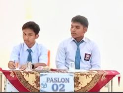 Paslon Nomor 2 Raih Suara Terbanyak, Pimpin OSIS SMAN 1 Teupah Barat Periode 2026–2027