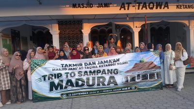 Trip Silaturahmi ke Sampang, Jemaah Masjid At-Taqwa Ketanggi Perkuat Ukhuwah