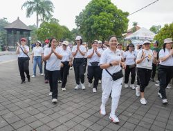 TP PKK Badung Rutinkan Jalan Sehat dan Cek Kesehatan Gratis Tiap Pekan