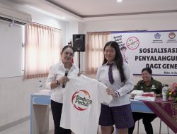 Sinergi P4GN di Lingkungan Sekolah, Bunda Anti Narkoba Badung Edukasi Siswa SMP Bali Kiddy School