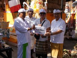 Bupati Badung Upasaksi Karya Ngenteg Linggih di Pura Dalem Lebah Darmasaba