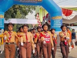 Gerak Jalan PBB Tingkat Kecamatan Lumajang, SDN Citrodiwangsan 02 Sabet Juara 1 Putra
