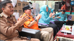 Bupati Bartim Dampingi Ketua TP Posyandu Sambut Kunjungan TP Posyandu Provinsi Kalteng