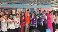 Bupati Bartim Dampingi Ketua TP Posyandu Sambut Kunjungan TP Posyandu Provinsi Kalteng