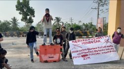 Gerakan Vendetta Demo di Markas Polda Sulbar, Soroti Dugaan Korupsi Pembangunan Puskesmas Karampuang