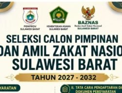12 Hari Terbuka, Pendaftaran Capim BAZNAS Sulbar Masih Sepi Peminat