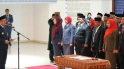 Gubernur SDK Lantik 9 Pejabat Administrator dan 63 Fungsional Ahli Madya di Lingkup Pemprov Sulbar