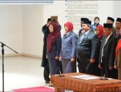Gubernur SDK Lantik 9 Pejabat Administrator dan 63 Fungsional Ahli Madya di Lingkup Pemprov Sulbar