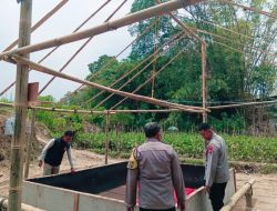 Polres Malang Musnahkan Bekas Arena Sabung Ayam di Poncokusumo