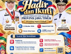 Luar Biasa, Dalam Waktu 31 Detik 500 Kuota Pertama Undangan Upacara Hari Jadi ke-81 Jatim Langsung Habis