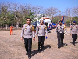 Wakapolda NTB Patroli Udara dan Cek Pos Pengamanan MotoGP Mandalika