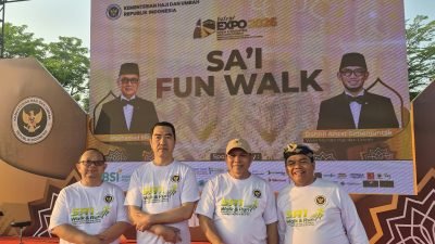 Kakanwil Kemenhaj Sulteng hadiri Sulsel Expo 2026. (Foto : Mad)
