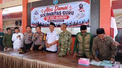Guru MI se-Glagah Lamongan Gelar Aksi Solidaritas, Permohonan Maaf Danramil Disambut Positif