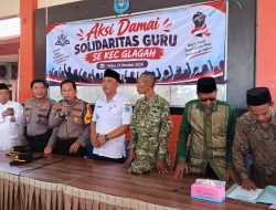 Guru MI se-Glagah Lamongan Gelar Aksi Solidaritas, Permohonan Maaf Danramil Disambut Positif
