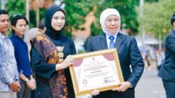 Gubernur Khofifah Irup Hari Sumpah Pemuda Ke-98 di Pamekasan Madura