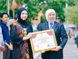 Gubernur Khofifah Irup Hari Sumpah Pemuda Ke-98 di Pamekasan Madura