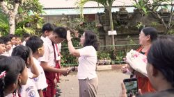 Edukasi Pola Hidup CERDIK, Ketua YKI Badung Ajak Siswa SD No. 1 Dalung Perangi Kanker Sejak Dini