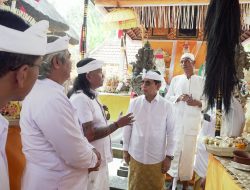 Karya Ngenteg Linggih di Pura Pucak Arantaja, Bupati Badung Tegaskan Komitmen Kesejahteraan Petani