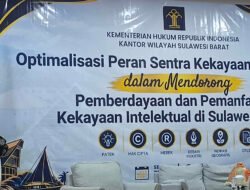 Kemenkum Sulbar Dorong Pemberdayaan dan Pemanfaatan Kekayaan Intelektual di Sulawesi Barat